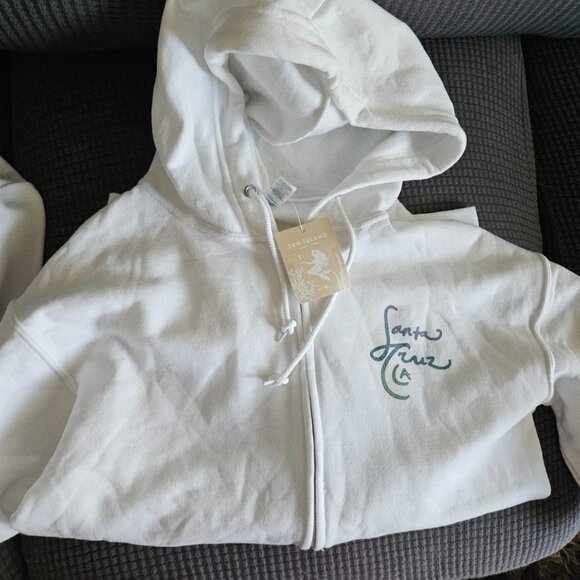Santa Cruz Pleasure Point Zen Island Mermaid Zip-Up Small - Picture 1 of 4